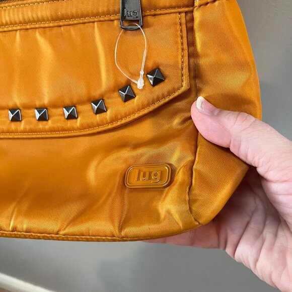 Lug PAcer Crossbody‎ Bag With Stud Details & Multiple Zipper Compartments - Picture 5 of 9